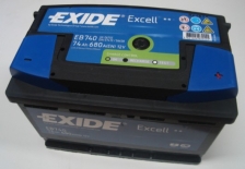 Exide 74Ah Excell